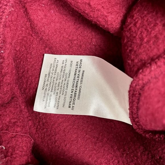 NIKE Sweatpants Mens Maroon Casual Loungewear Athletic Sweats Pockets Swoosh XL - Picture 6 of 8